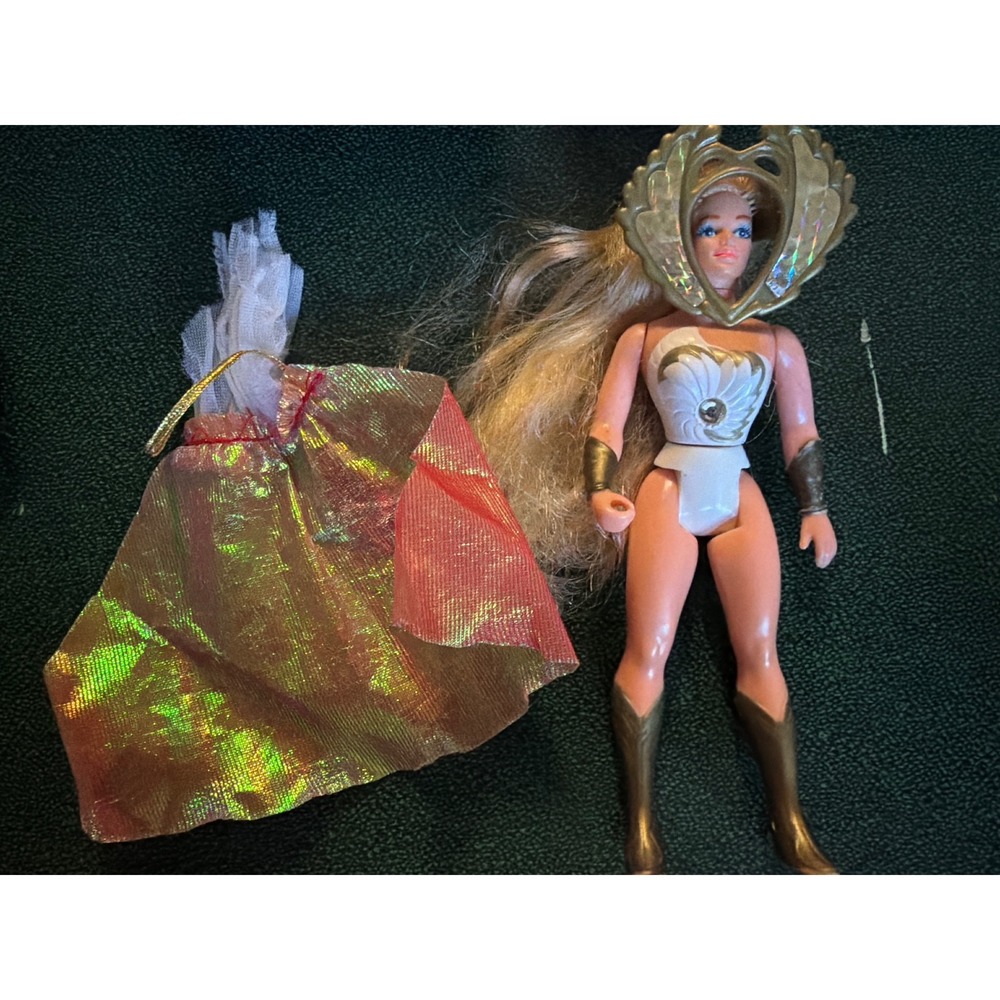 Vintage Mattel She-Ra Princess of Power Action Figure 1984 MOTU Cape Mask